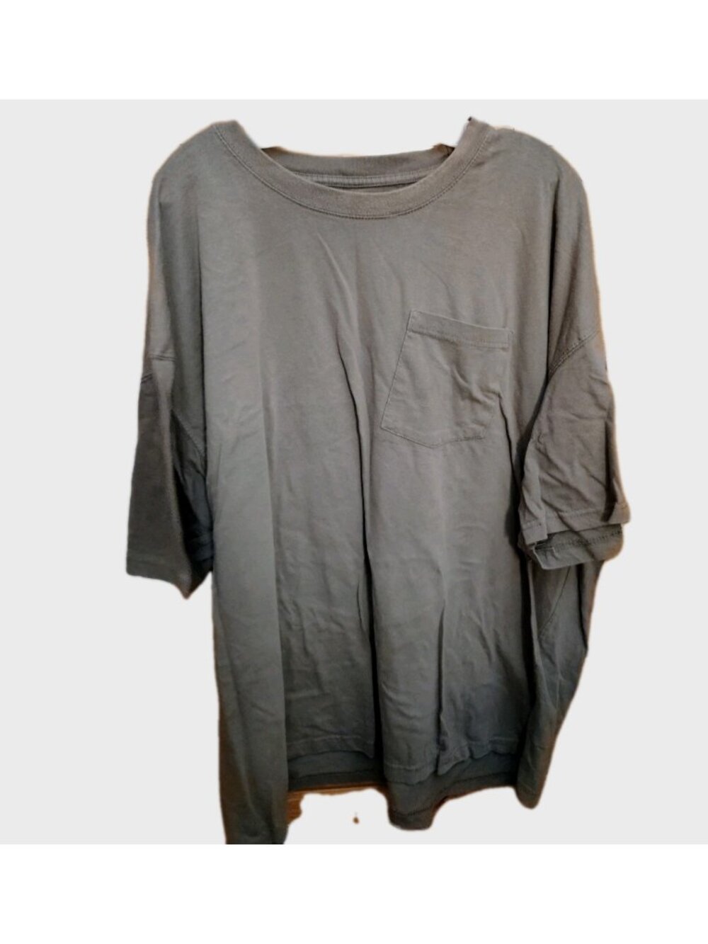 Key 3XL Short Sleeve Blended Pocket  822 Grey Vintage